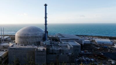 Das Atomkraftwerk im französischen Flamanville.