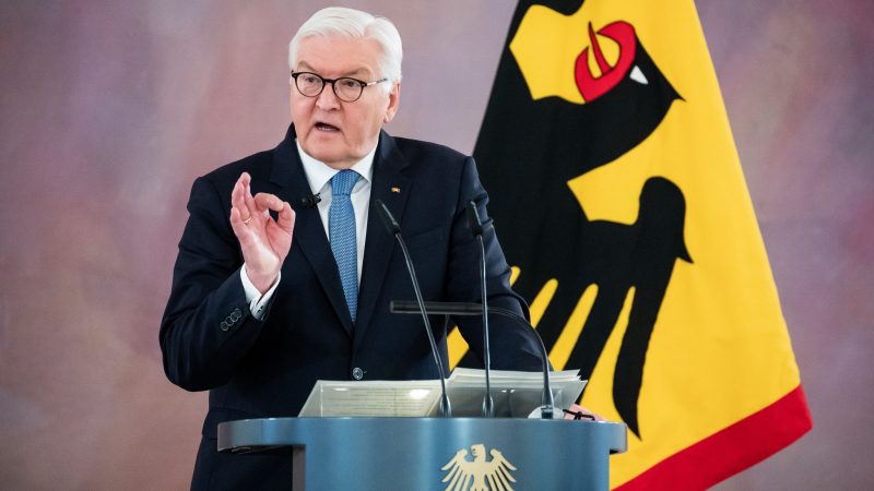 Bundespräsident Frank-Walter Steinmeier sorgt sich um den sozialen Frieden in Deutschland.