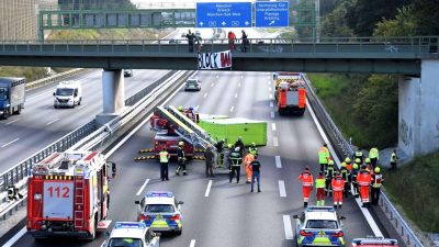 CDU fordert härtere Maßnahmen gegen Autobahn-Blockierer
