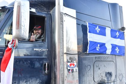Wieder Corona-Proteste mit demonstrierenden Lkw-Fahrern