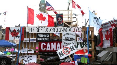 US-Regierung ruft Kanada zu schärferem Vorgehen gegen Trucker-Proteste auf