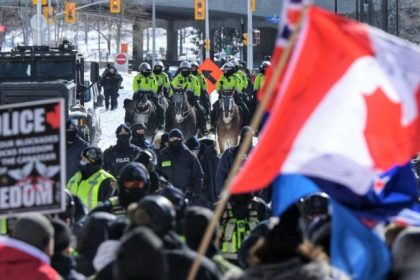 Massiver Polizeieinsatz in Kanadas Hauptstadt gegen Freedom-Trucker