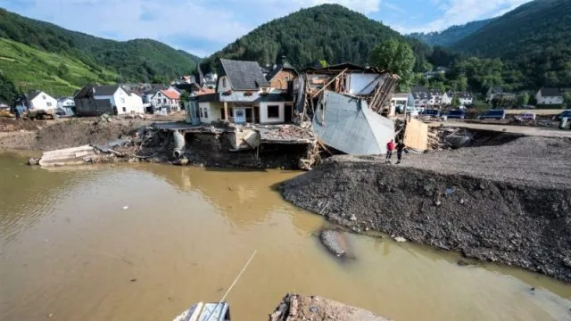 Straßen, Häuser, Infrastruktur. Das Hochwasser machte keine Ausnahme.