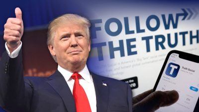 Trumps „Truth Social“-App startet auf iOS