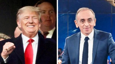 Trump ermutigt Zemmour: „Geben Sie niemals auf, seien Sie mutig“