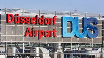 Hälfte der Flüge am Düsseldorfer Flughafen wegen Streik abgesagt