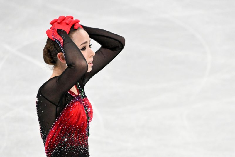 Kamila Walijewa hatte mit dem russischen Team Olympia-Gold gewonnen.