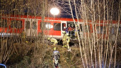 S-Bahn-Zusammenstoß bei München: Ein Toter, viele Verletzte