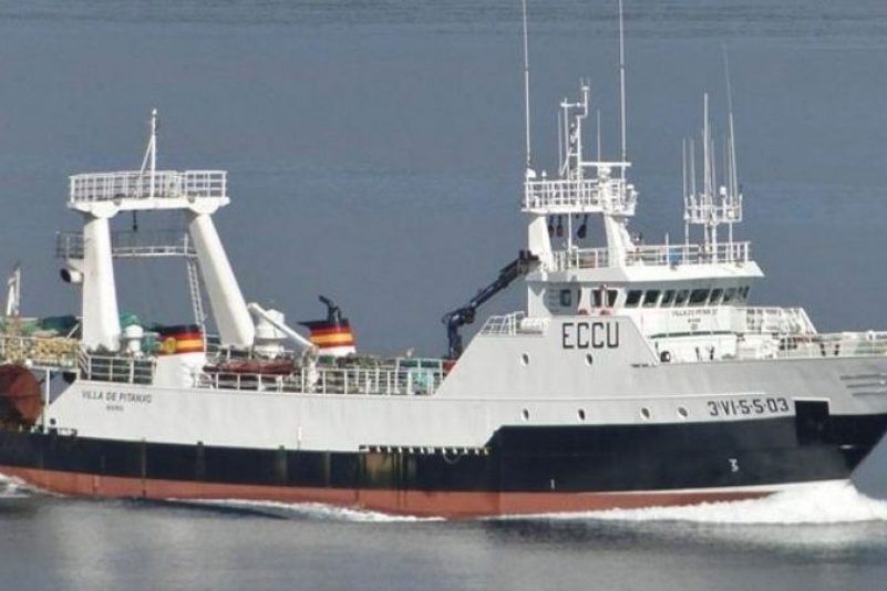 Das spanische Fischerboot «Villa de Pitanxo».