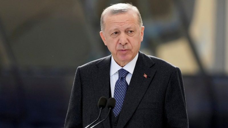 Der türkische Präsident Recep Tayyip Erdogan nennt das Vorgehen Moskaus einen schweren Schlag für den Frieden und die Stabilität in der Region.