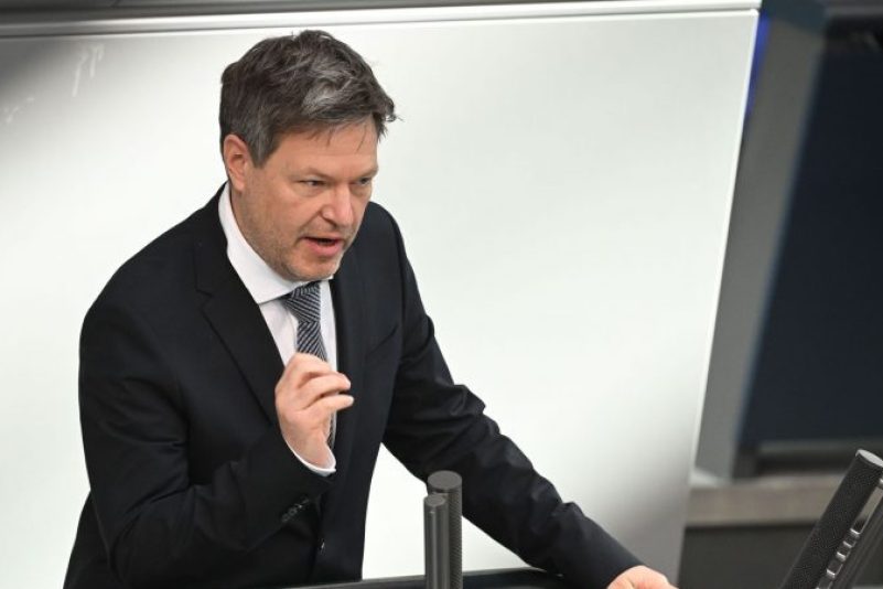 Robert Habeck (Grüne), Bundesminister für Wirtschaft und Klimaschutz.