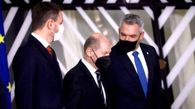 Scholz empfängt österreichischen Bundeskanzler Nehammer in Berlin