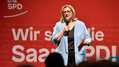 Rehlinger kündigt SPD-Alleinregierung an