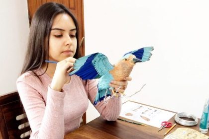 Zum Verwechseln ähnlich: Vögel aus Papier