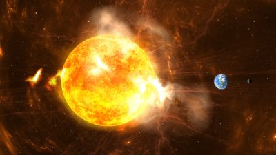 Sonnenstürme können Hightech der Erde lahmlegen