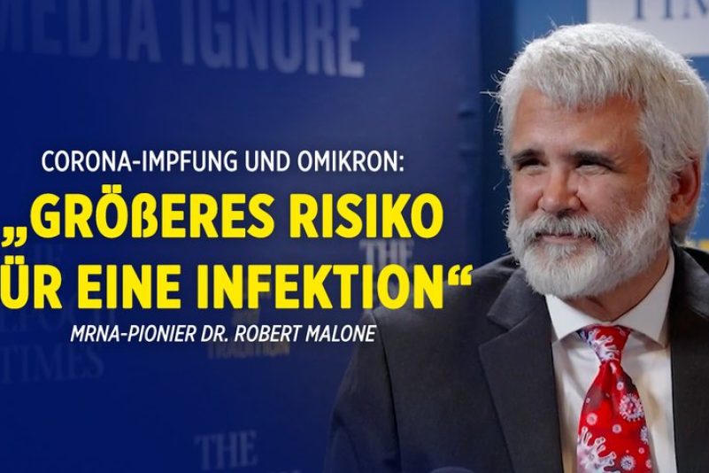 Dr. Robert Malone: Mit offenem Herzen der Welt die Wahrheit sagen