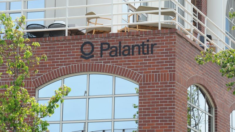 Der Sitz von Palantir in Palo Alto in Kalifornien.
