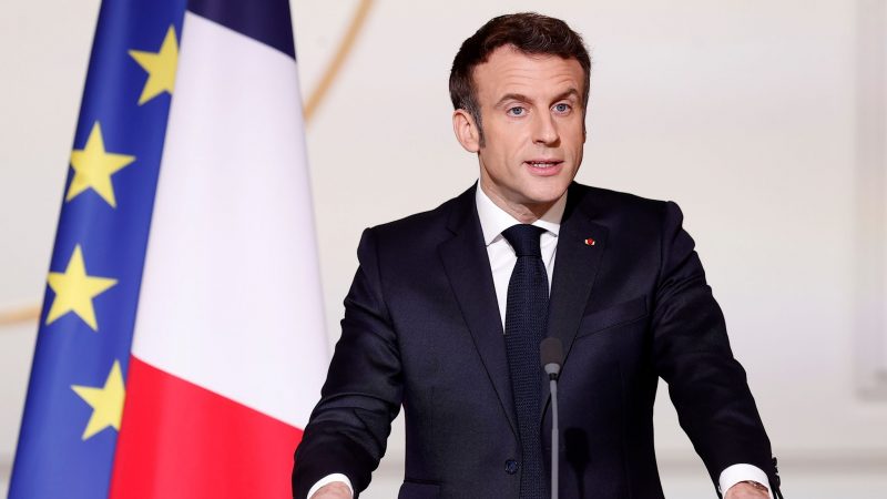Der amtierende Präsident Emmanuel Macron hat gute Chancen auf einen Wahlerfolg.
