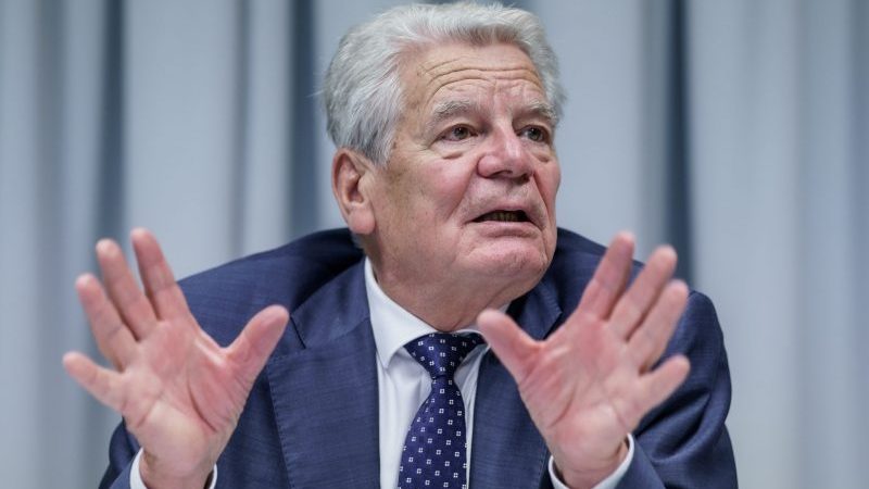 Joachim Gauck kann sich einen Stopp russischer Energie-Importe durchaus vorstellen.