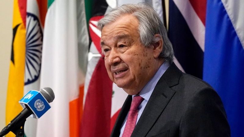 «Die Aussicht auf einen nuklearen Konflikt ist jetzt wieder im Bereich des Möglichen»: UN-Generalsekretär António Guterres.