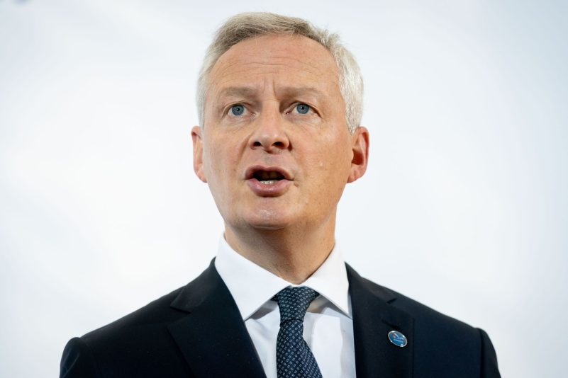 Bruno Le Maire, Frankreichs Minister für Wirtschaft und Finanzen, bei einem EU-Treffen in Berlin.