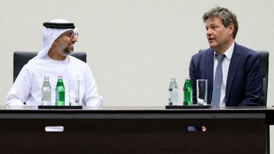 Habeck will Wasserstoff-Kooperation mit Emiraten ausbauen