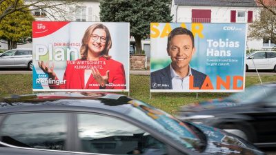 Saarlandwahl: Hans und Rehlinger im Wahlkampf-Endspurt