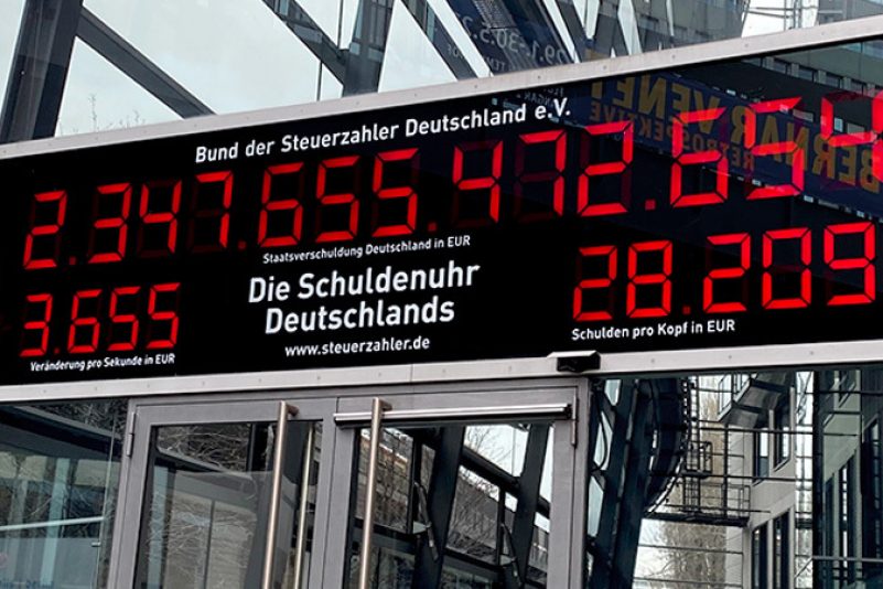 Bund der Steuerzahler fordert: „Raus aus dem Schuldenmodus“