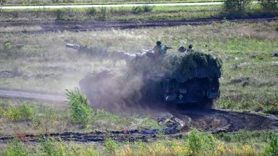 Bundesregierung prüft Lieferung von Panzerhaubitzen an Ukraine