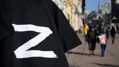 In Deutschland tauchen vereinzelt Z-Symbole auf
