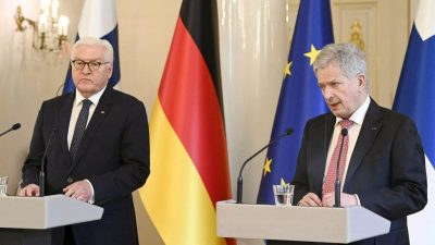 Steinmeier: Deutschland steht fest an Finnlands Seite