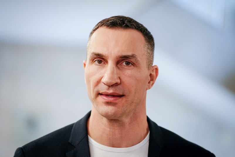 Der frühere Boxweltmeister Wladimir Klitschko ist mit einer Delegation aus Kiew nach Berlin für verschiedene Treffen mit deutschen Ministern gereist.