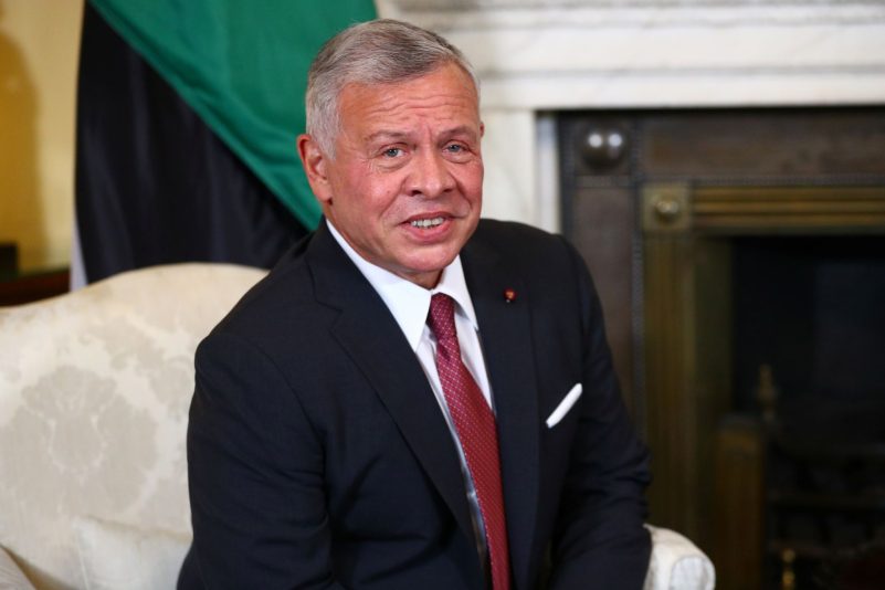 König Abdullah II. - die Bandscheibe verursacht starke Schmerzen.
