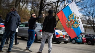 Prorussische Demos in Hessen und Niedersachsen