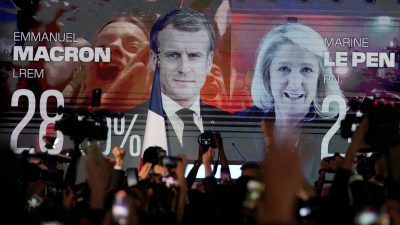 Macron und Le Pen kämpfen um den Élysée