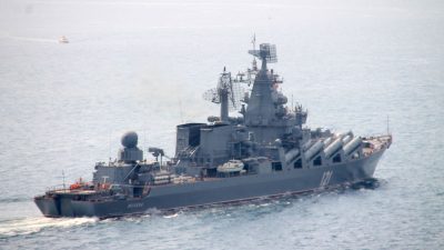 Russisches Flaggschiff angeblich gesunken