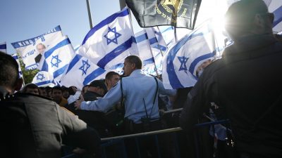 Angespannte Situation zwischen Israelis und Palästinensern
