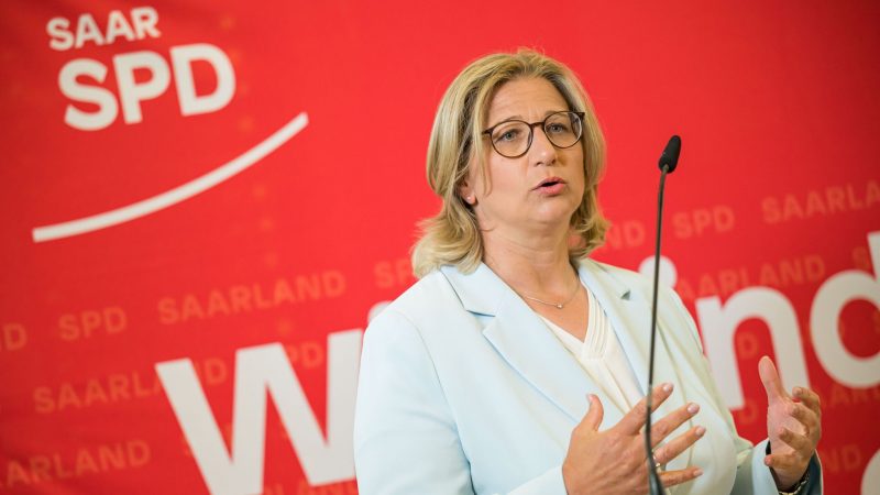 Anke Rehlinger (SPD), die neue saarländische Ministerpräsidentin.