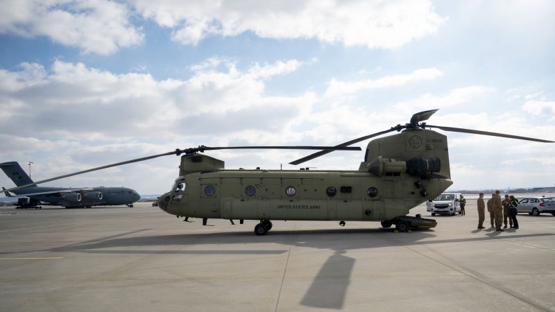 Boeing CH-47 Chinook Helicopter der US-Armee.