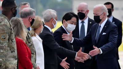 Biden richtet sich gegen Nordkorea-Bedrohung und Chinas Vormachtstreben