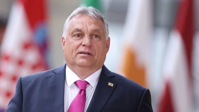 Ungarns Ministerpräsident Viktor Orbán am 30. Mai 2022 in Brüssel.