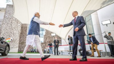 Scholz empfängt Indiens Premier Modi in Berlin