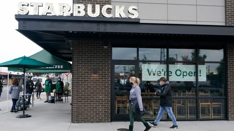 Eine Starbucks-Filiale in Seattle.