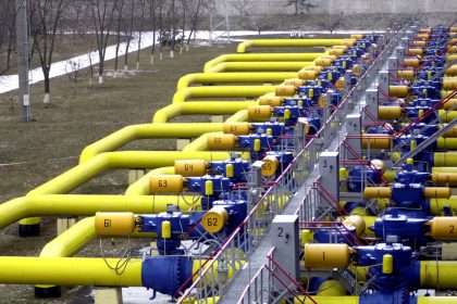 Die Ukraine bereitet nach Daten des Netzbetreibers OGTSU einen Transit-Stopp für russisches Gas durch die Region Luhansk im Osten vor.