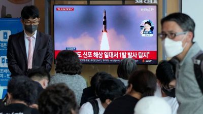 Südkorea: Nordkorea feuert mehrere Raketen ab
