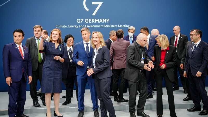 Die G7-Ministerinnen und -Minister für Klima, Energie und Umwelt beraten in Berlin.