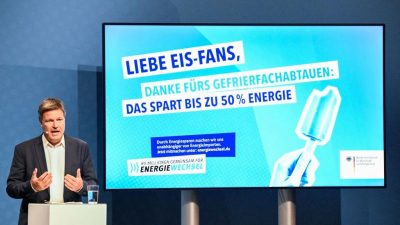 Habeck: Energie-Einsparung „zur Not“ per Gesetz