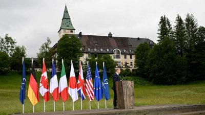 G7: Gegen „verzerrende“ Handelspraktiken Chinas – Für Klimaclub von Scholz