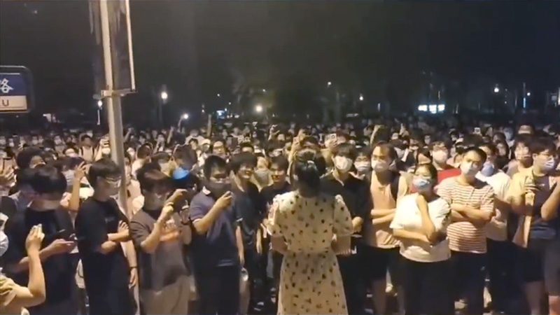 Erneut Studentenproteste in China