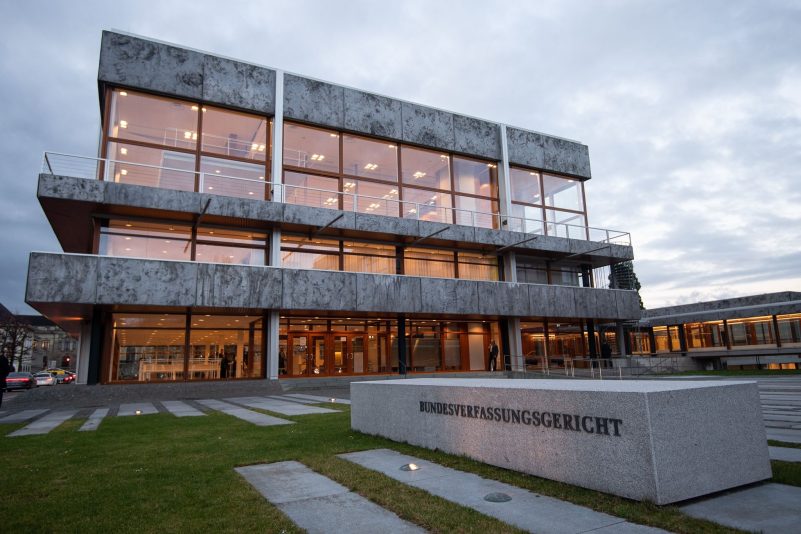 Das Bundesverfassungsgericht in Karlsruhe.